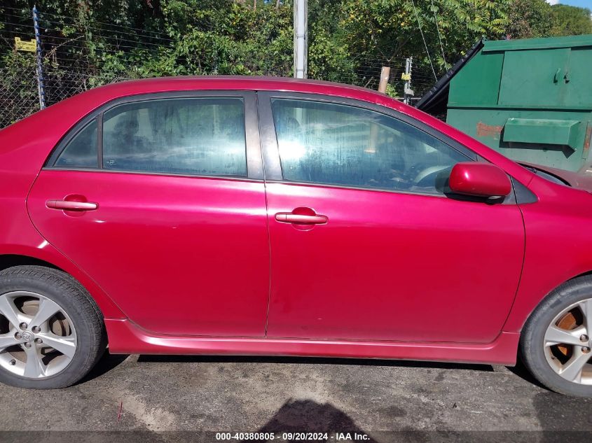 2011 Toyota Corolla S VIN: 2T1BU4EE1BC598603 Lot: 40380805