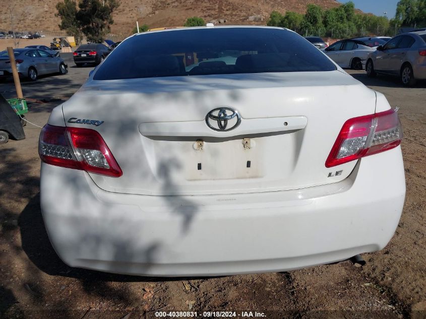 2010 Toyota Camry Le VIN: 4T1BF3EK9AU537541 Lot: 40380831