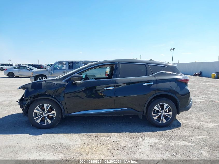 2021 Nissan Murano Sl Fwd VIN: 5N1AZ2CJ9MC107610 Lot: 40380837