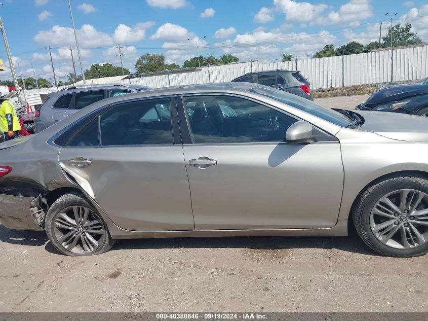 2015 Toyota Camry Se VIN: 4T1BF1FK3FU055318 Lot: 40380846