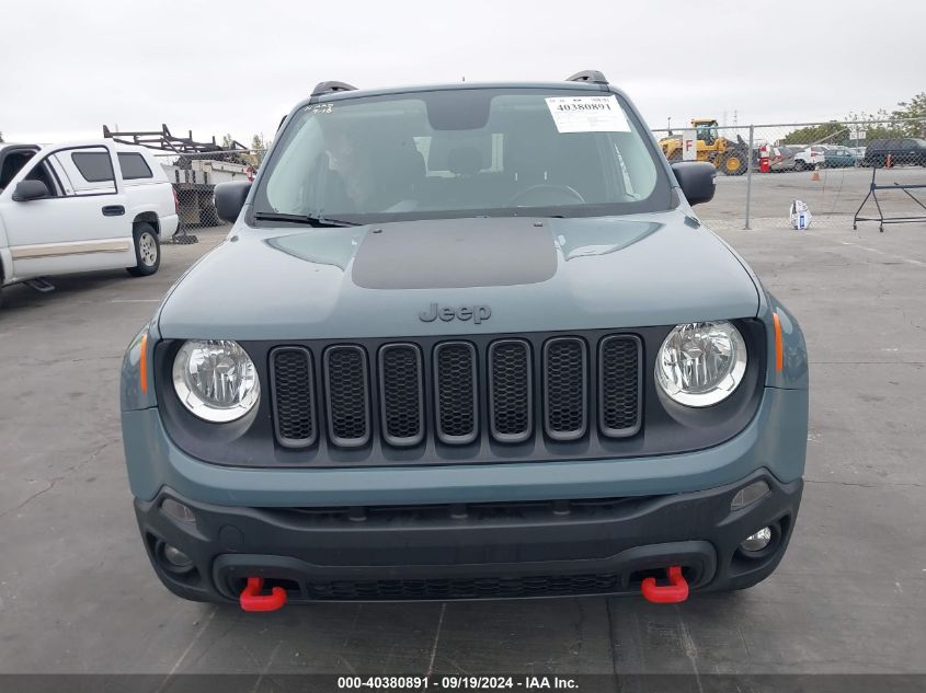 2017 Jeep Renegade Trailhawk 4X4 VIN: ZACCJBCB0HPF84621 Lot: 40380891