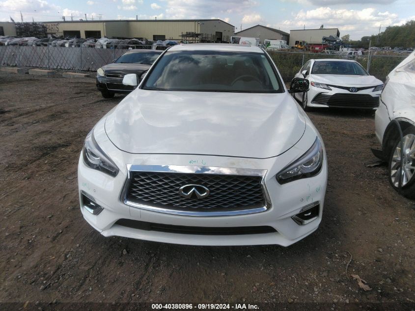 2023 Infiniti Q50 Luxe Awd VIN: JN1EV7BR5PM541319 Lot: 40380896