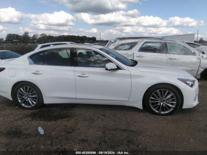 2023 Infiniti Q50 Luxe Awd VIN: JN1EV7BR5PM541319 Lot: 40380896