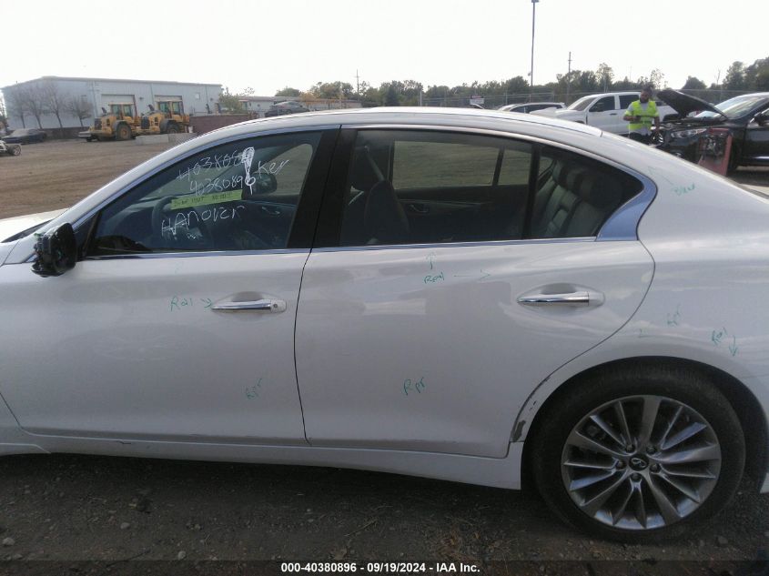 2023 Infiniti Q50 Luxe Awd VIN: JN1EV7BR5PM541319 Lot: 40380896