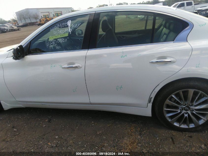 2023 Infiniti Q50 Luxe Awd VIN: JN1EV7BR5PM541319 Lot: 40380896