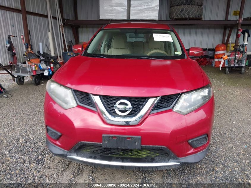 2015 Nissan Rogue S/Sl/Sv VIN: KNMAT2MT3FP558484 Lot: 40380898