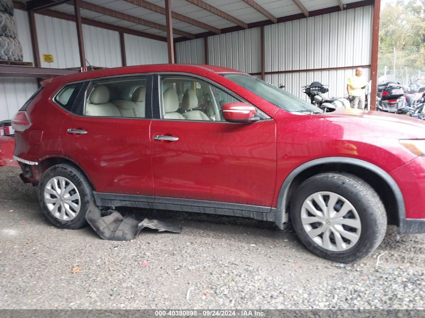 2015 Nissan Rogue S/Sl/Sv VIN: KNMAT2MT3FP558484 Lot: 40380898