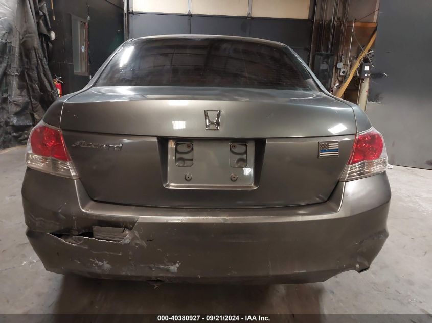 2008 Honda Accord 2.4 Lx-P VIN: 1HGCP26488A058587 Lot: 40380927