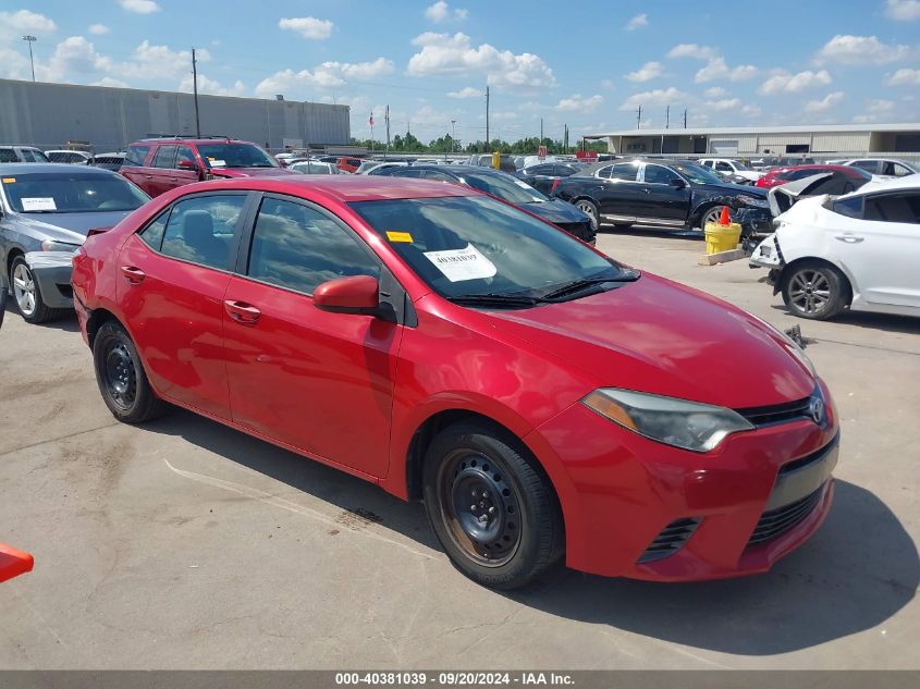 2015 TOYOTA COROLLA LE - 2T1BURHE7FC334283