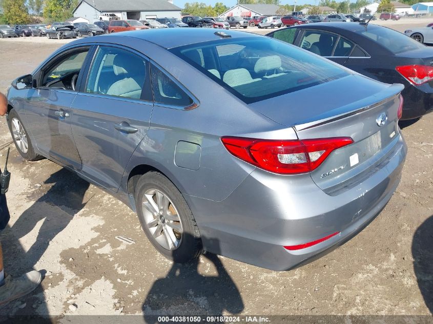 2016 Hyundai Sonata Se VIN: 5NPE24AF5GH285365 Lot: 40381050