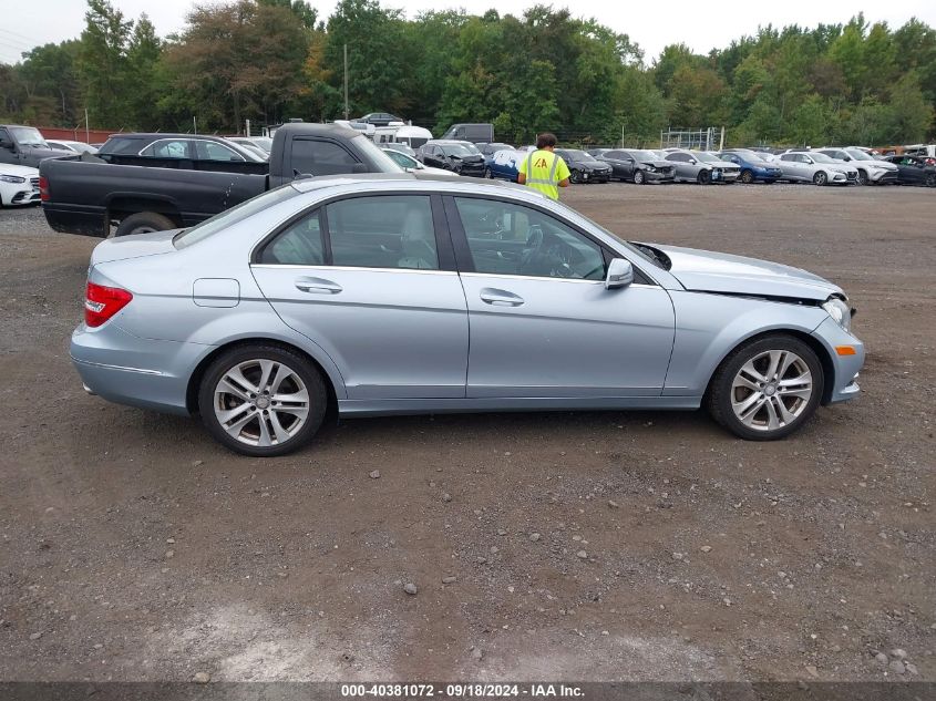 2014 Mercedes-Benz C 300 Luxury 4Matic/Sport 4Matic VIN: WDDGF8AB4EA911791 Lot: 40381072