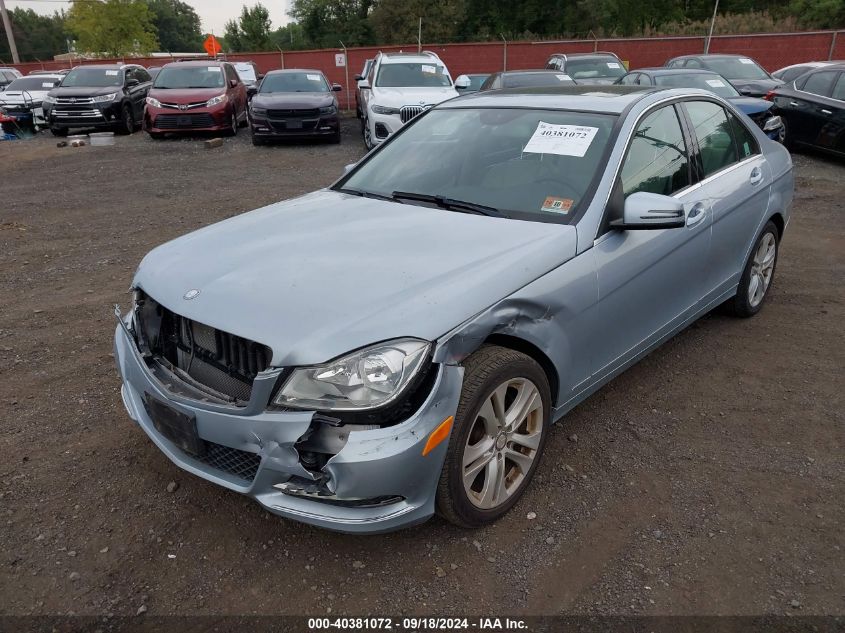 2014 Mercedes-Benz C 300 Luxury 4Matic/Sport 4Matic VIN: WDDGF8AB4EA911791 Lot: 40381072