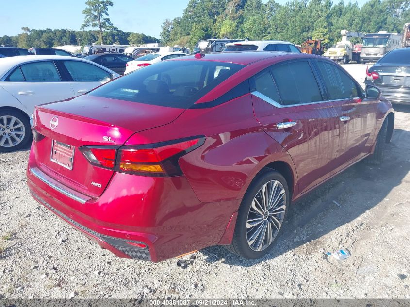 2023 Nissan Altima Sl Intelligent Awd VIN: 1N4BL4EW9PN334468 Lot: 40381087