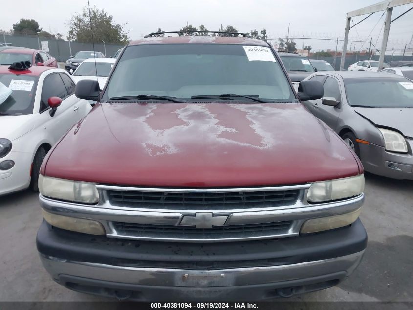 2001 Chevrolet Tahoe Ls VIN: 1GNEK13T41J313549 Lot: 40381094