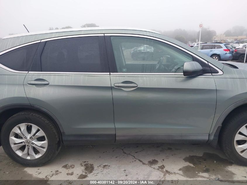 2012 Honda Cr-V Ex-L VIN: 2HKRM4H7XCH605977 Lot: 40381142