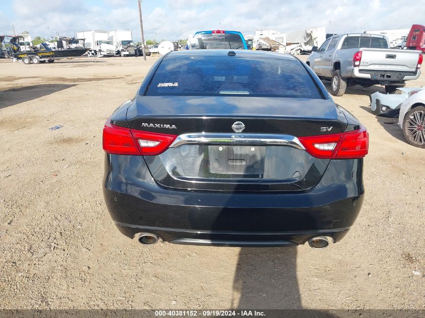 2018 Nissan Maxima 3.5 Sv VIN: 1N4AA6AP0JC389275 Lot: 40381152