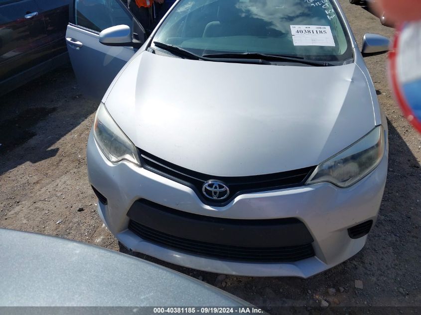 2014 Toyota Corolla Le VIN: 2T1BURHE2EC022600 Lot: 40381185