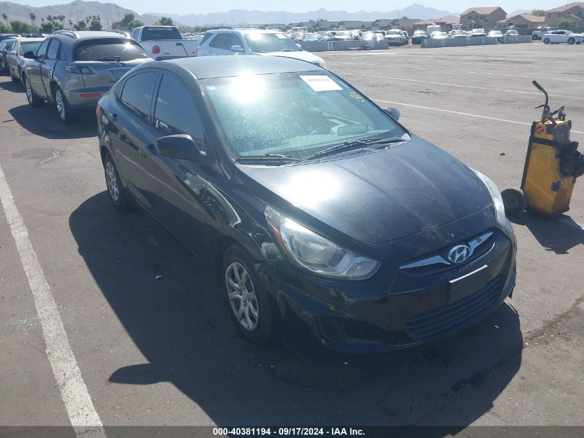 2012 Hyundai Accent Gls VIN: KMHCT4AE6CU088583 Lot: 40381194