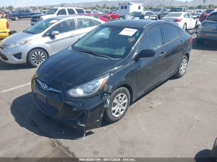 2012 Hyundai Accent Gls VIN: KMHCT4AE6CU088583 Lot: 40381194