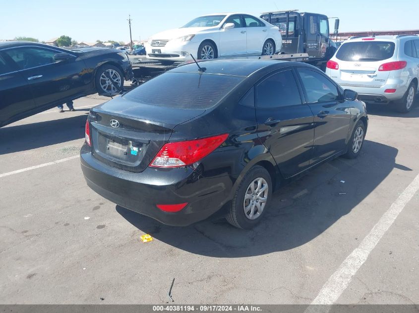 2012 Hyundai Accent Gls VIN: KMHCT4AE6CU088583 Lot: 40381194