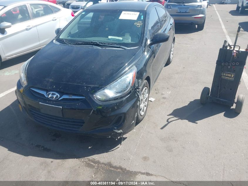 2012 Hyundai Accent Gls VIN: KMHCT4AE6CU088583 Lot: 40381194