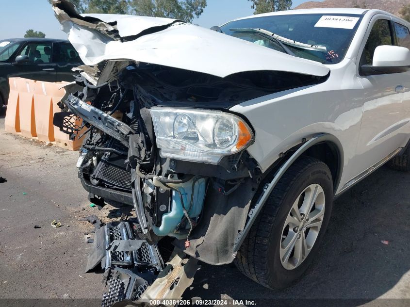 2013 Dodge Durango Sxt VIN: 1C4RDHAGXDC697784 Lot: 40381206