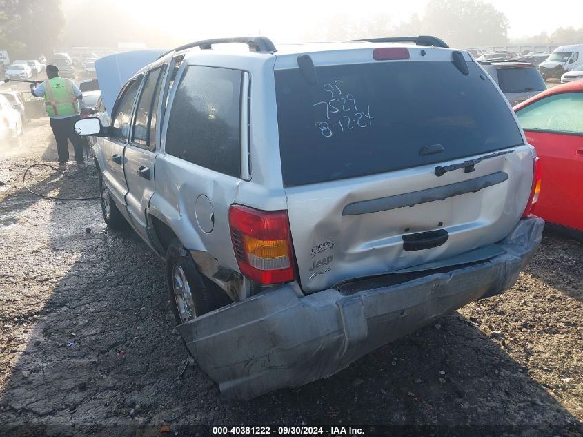 2002 Jeep Grand Cherokee Laredo VIN: 1J4GW48S82C317529 Lot: 40381222