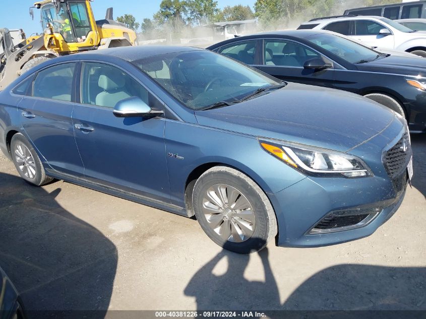 2016 Hyundai Sonata Hybrid Se VIN: KMHE24L18GA036045 Lot: 40381226