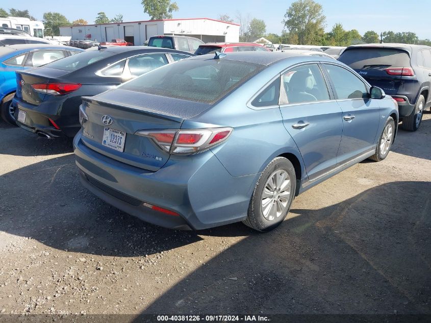 2016 Hyundai Sonata Hybrid Se VIN: KMHE24L18GA036045 Lot: 40381226