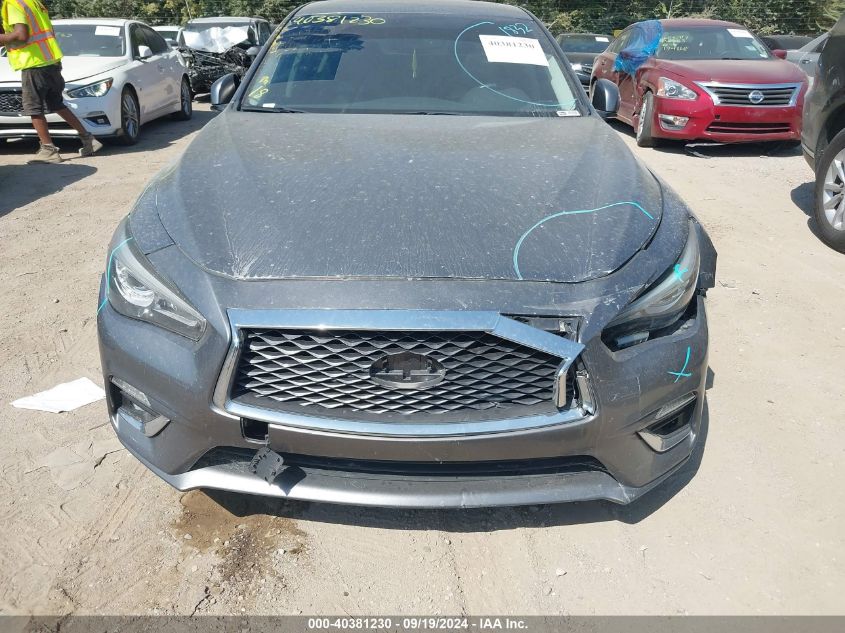 2018 Infiniti Q50 3.0T Luxe VIN: JN1EV7AR4JM442662 Lot: 40381230