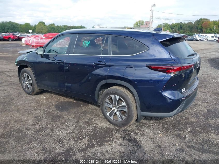 2024 Toyota Highlander Xle VIN: 5TDKDRBH2RS556826 Lot: 40381244