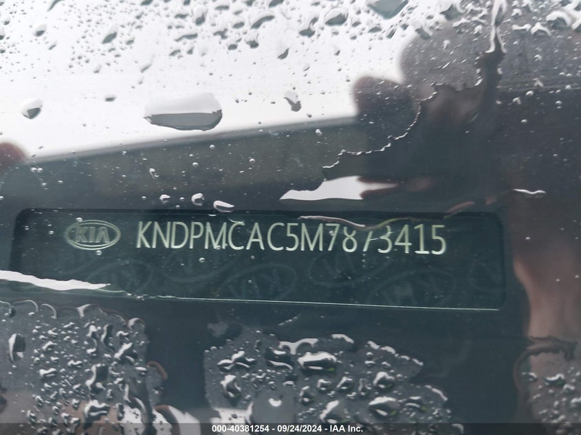 VIN KNDPMCAC5M7873415 2021 KIA SPORTAGE LX