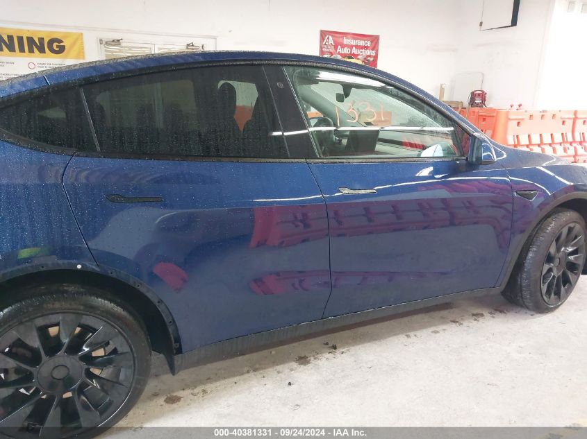 2020 Tesla Model Y Long Range Dual Motor All-Wheel Drive VIN: 5YJYGDEE9LF038228 Lot: 40381331