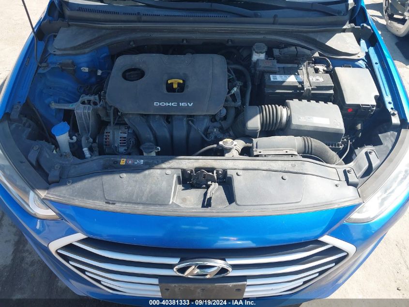 VIN 5NPD84LF4HH010806 2017 HYUNDAI ELANTRA SE