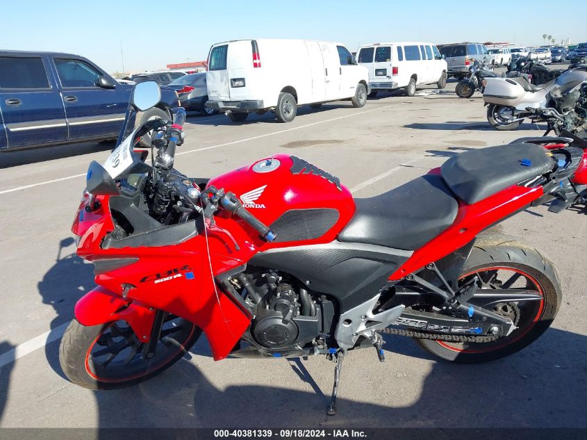 2014 Honda Cbr500 R VIN: MLHPC4462E5102094 Lot: 40381339