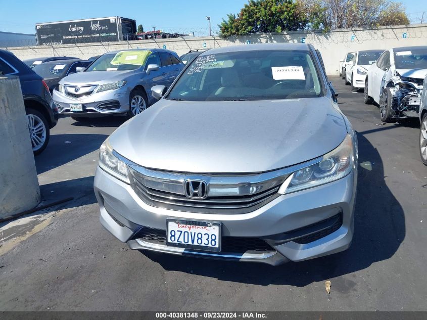 1HGCR2F32HA078822 2017 Honda Accord Lx