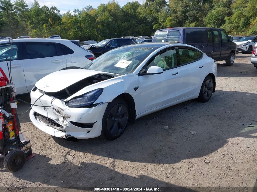 5YJ3E1EAXNF316259 2022 TESLA MODEL 3 - Image 2