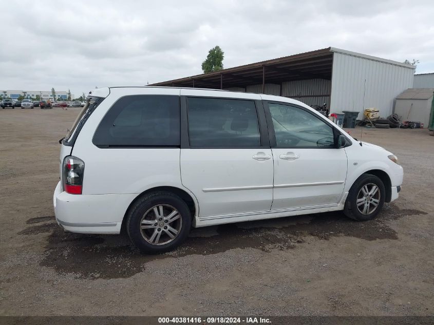 2004 Mazda Mpv Lx VIN: JM3LW28A540523368 Lot: 40381416