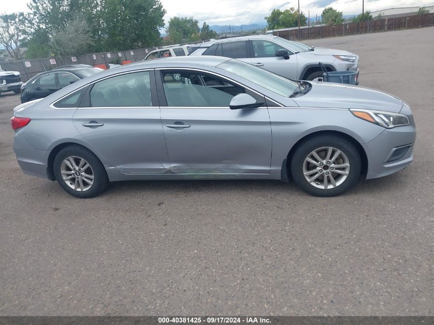 2016 Hyundai Sonata Se VIN: 5NPE24AF2GH298168 Lot: 40381425