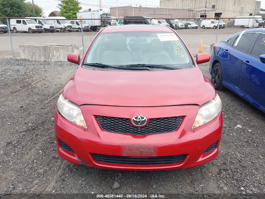 2010 Toyota Corolla Le VIN: 2T1BU4EE5AC378587 Lot: 40381440