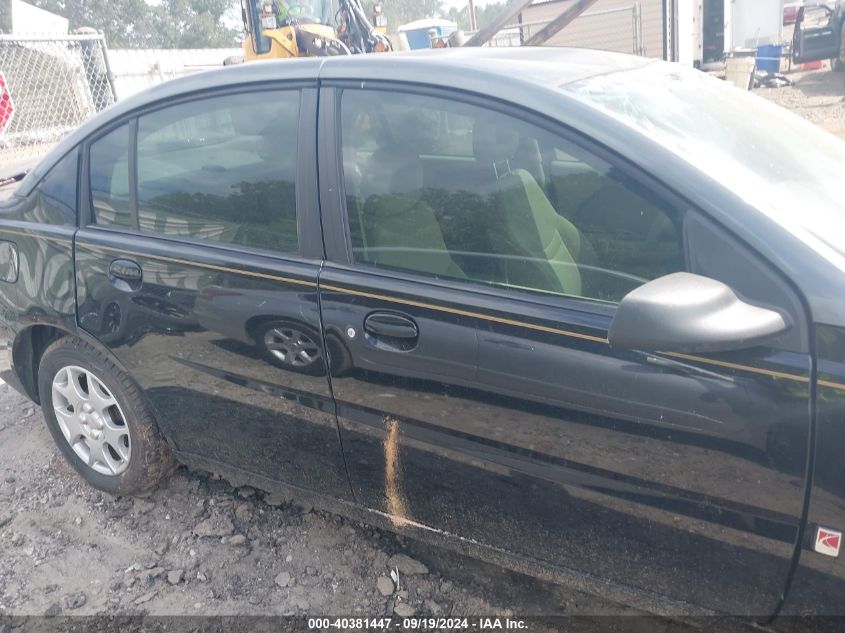 2003 Saturn Ion Level 2 VIN: 1GHAJ52F33Z186093 Lot: 40381447