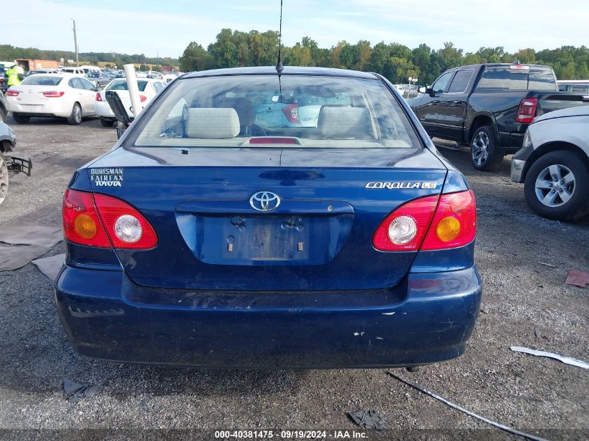 2003 Toyota Corolla Le VIN: JTDBR32E130044988 Lot: 40381475