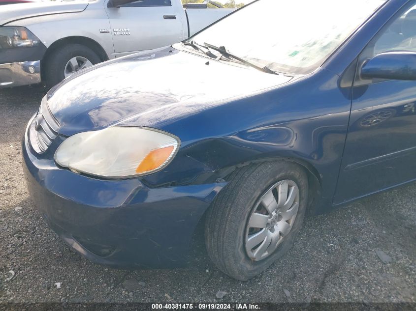 2003 Toyota Corolla Le VIN: JTDBR32E130044988 Lot: 40381475