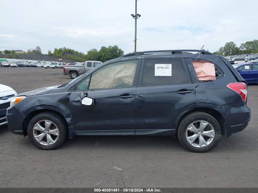 2015 Subaru Forester 2.5I Premium VIN: JF2SJADC1FH434116 Lot: 40381481