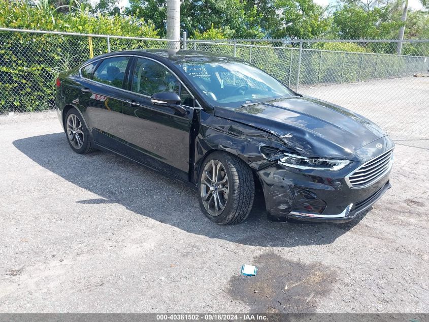 2019 FORD FUSION SEL - 3FA6P0CD4KR127654