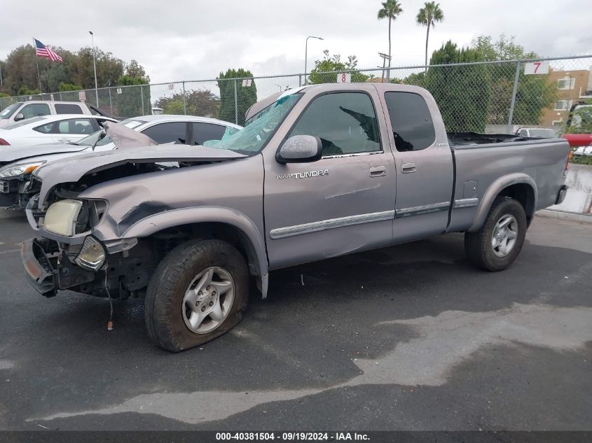 2001 Toyota Tundra Ltd V8 VIN: 5TBRT38191S128886 Lot: 40381504