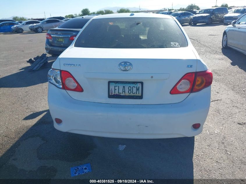 2010 Toyota Corolla Le VIN: 2T1BU4EE2AC389286 Lot: 40381525