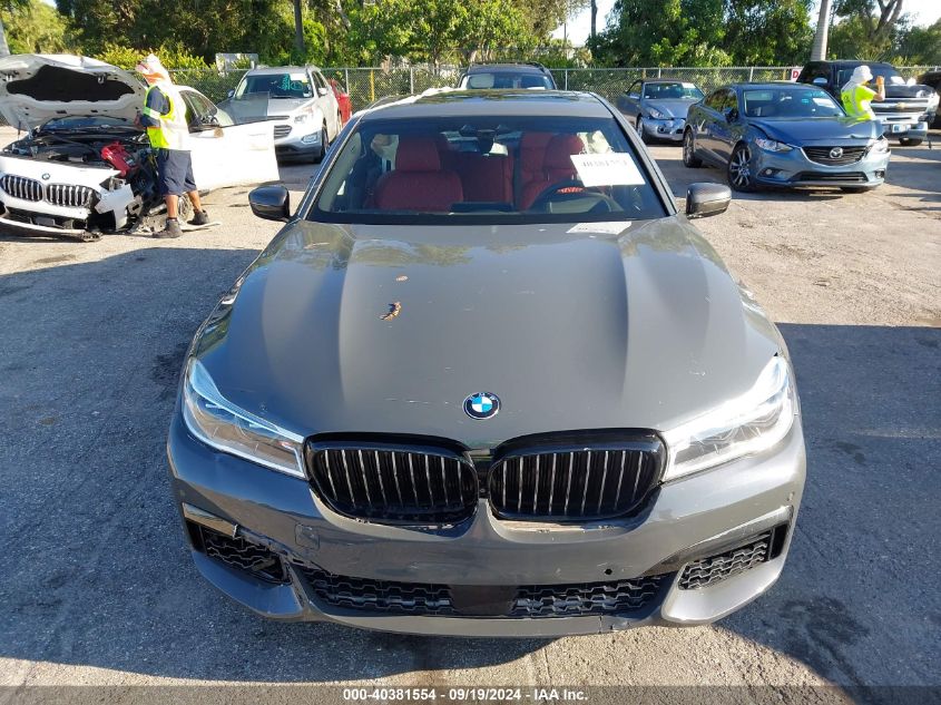 2018 BMW 750I VIN: WBA7F0C52JGM22426 Lot: 40381554