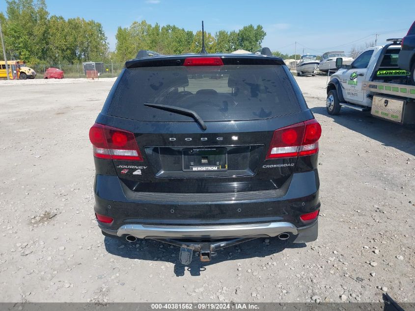 2018 Dodge Journey Crossroad Awd VIN: 3C4PDDGG8JT450495 Lot: 40381562