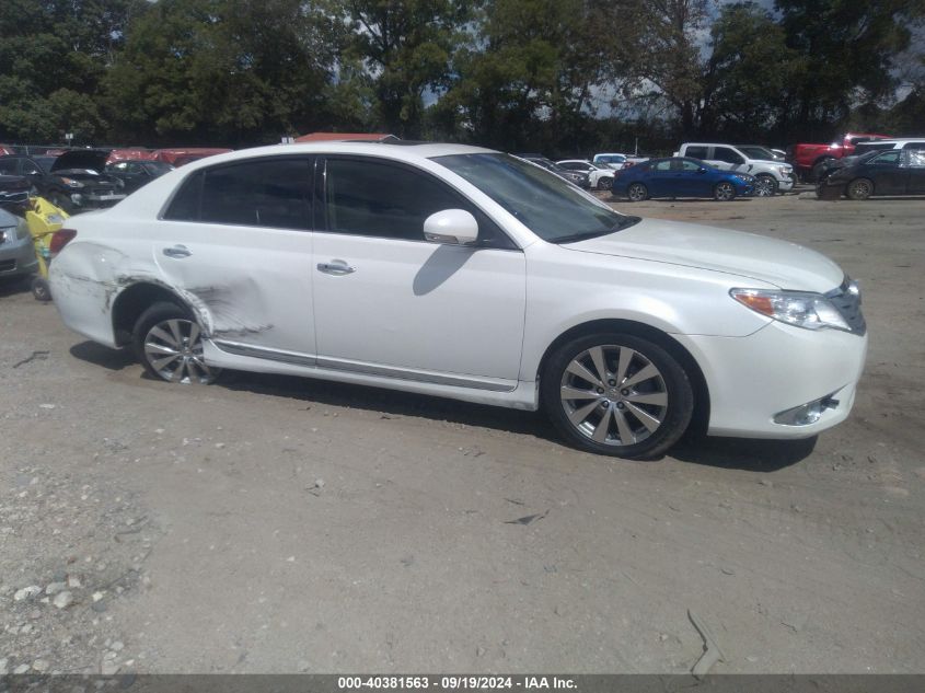 4T1BK3DB6BU396359 2011 Toyota Avalon Limited